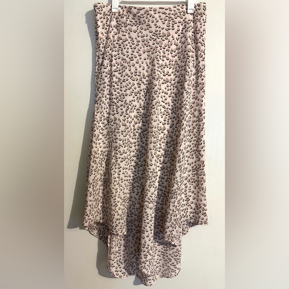 Express High Waisted Asymmetrical Midi Skirt